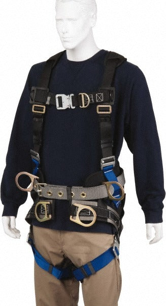 PRO-SAFE Pro-safe PS-HCLB-Q6 Fall Protection Harness 350 Lb 2XL
