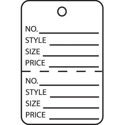 BSC PREFERRED Bsc Preferred G26014 Merchandise Price Tags 1000 Per Case