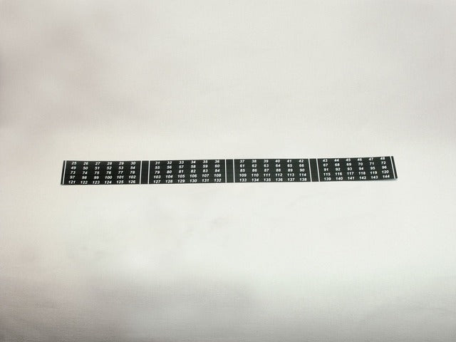 ICC Icc icmppnlb02 Patch Panel Numbering Strip 145-264