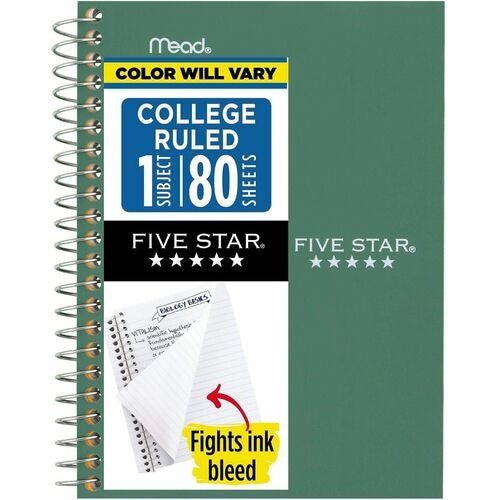 MEAD Bsc Preferred MEA450048 1 Subject Spiral Notebook