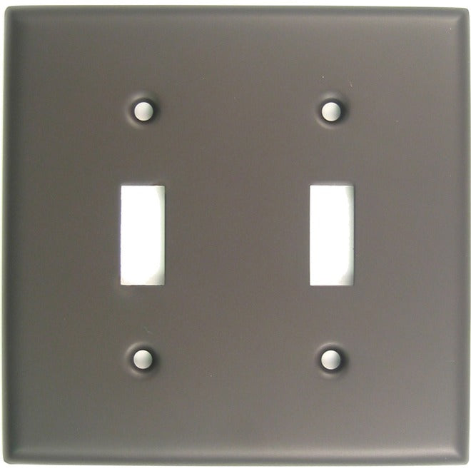 RUSTICWARE Rusticware 785ORB Double Toggle Switch Plate Oil Rubbed Bronze