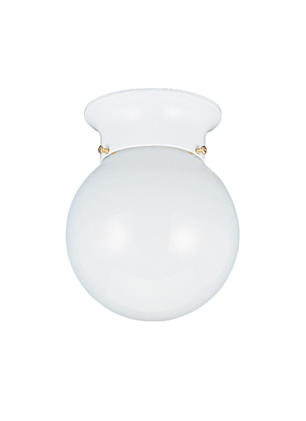 Sea Gull Lighting 5366-15 Tomkin 1 Light Flush Mount - White