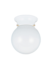 Sea Gull Lighting 5366-15 Tomkin 1 Light Flush Mount - White