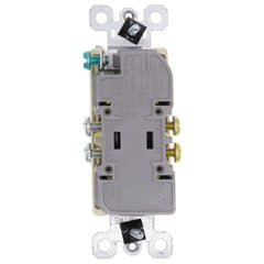 Pass & Seymour 885TRLA duplex decorator tamper-resistant receptacle 15A 125V