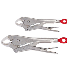 Milwaukee 48-22-3702 2-Piece Gripped Curved Jaw Locking Pliers with MAXBITE Set