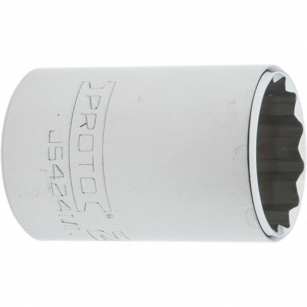 PROTO Proto J5424MN Hand Socket 24mm 12-point 1/2 in Drive