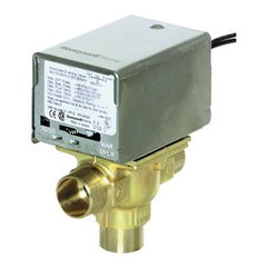 Honeywell Home V8044A1143/U Zone Valve 3-Way Diverting 3/4 Inch Brass NPT 4 Cv