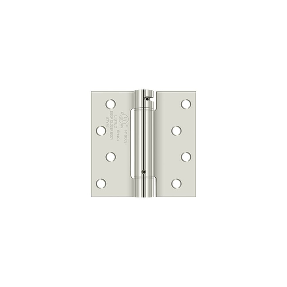 DELTANA Deltana DSH44U14 Spring Hinge 4x4 Bright Nickel