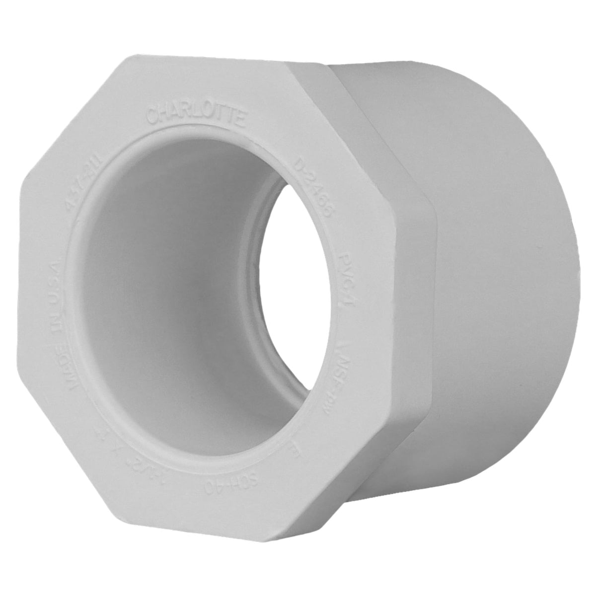 SPEARS Spears 437-211 PVC Bushing (1-1/2 x 1) Sch 40 Spigot x Socket