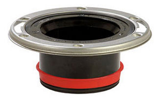 Sioux Chief 887-GAM Push-Tite Flush to Floor Closet Flange w/ Stainless Steel Swivel Ring 4 Inside