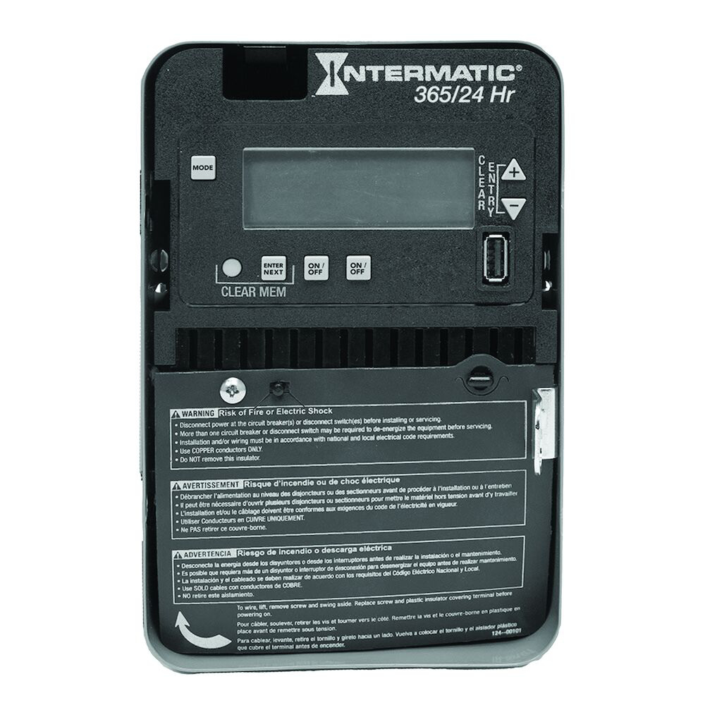 Intermatic ET2125C 24-Hour/365-Day 2-Circuit Electronic Control 120-277 VAC