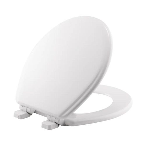 BEMIS Bemis 43SLOW 000 Lannon round enameled wood toilet seat (closed front)
