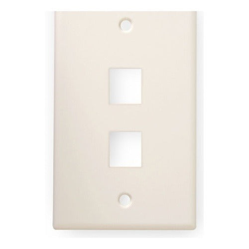 WIREPATH Wirepath PLATE-2-LA 2-port Keystone Wall Plate