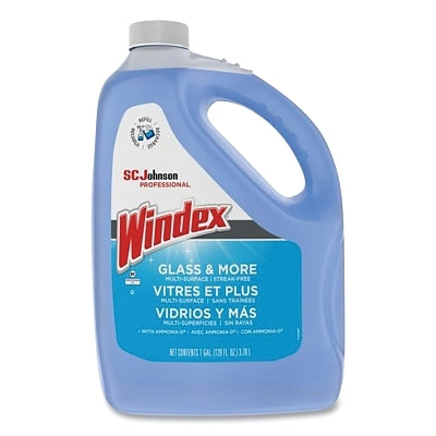 SC Johnson Professional 696503 Windex Glass Cleaner 1 gal Refill Jug