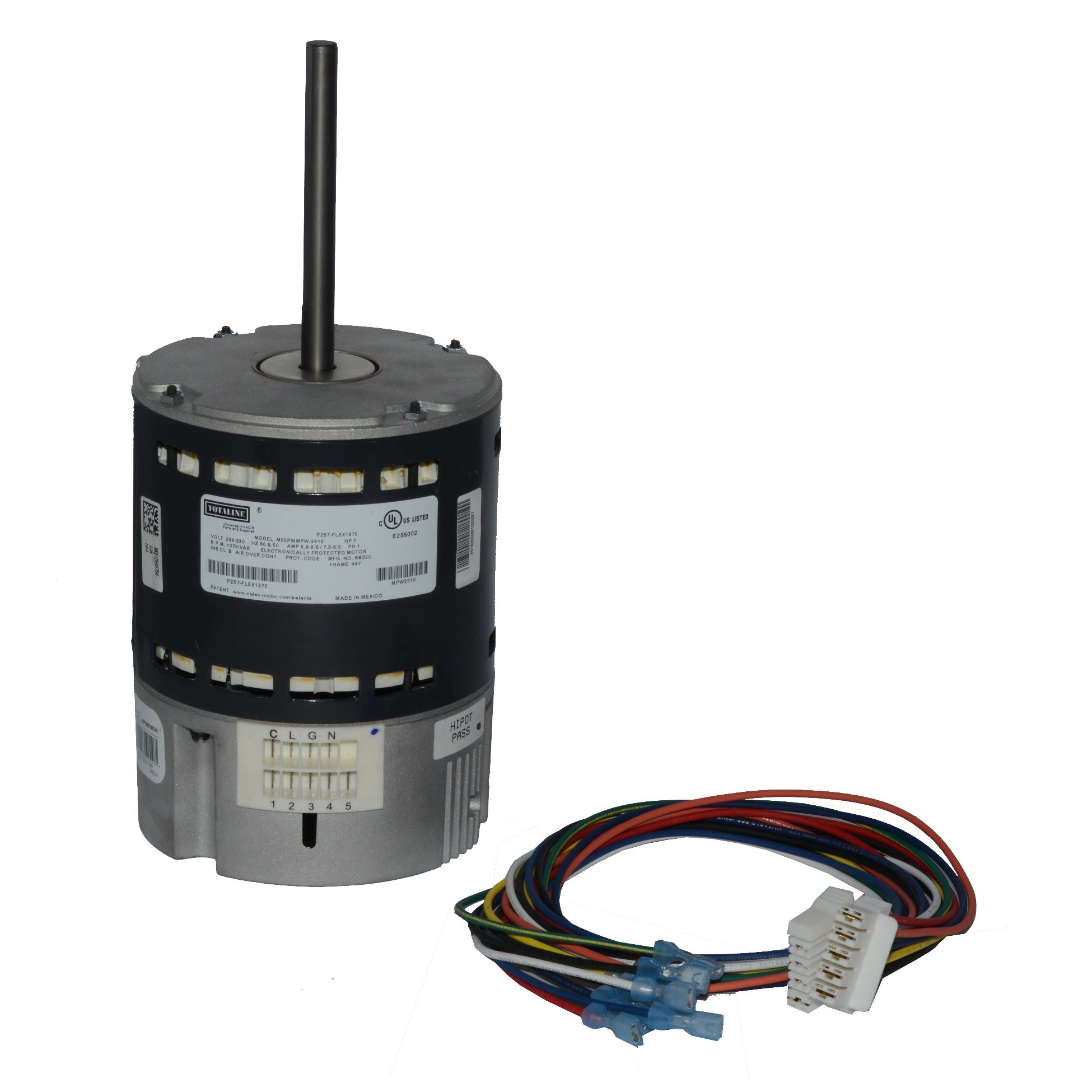 INTERNATIONAL COMFORT PRODUCTS Icp p257-flex1378d X13 Blower Motor 1 Hp 208-230V