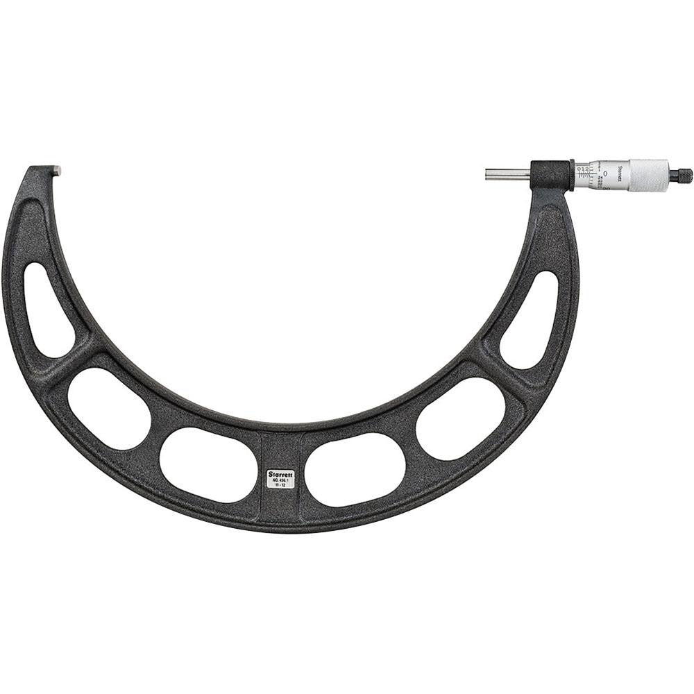 STARRETT Starrett 72739 Outside Micrometer 12 in Ratchet Stop