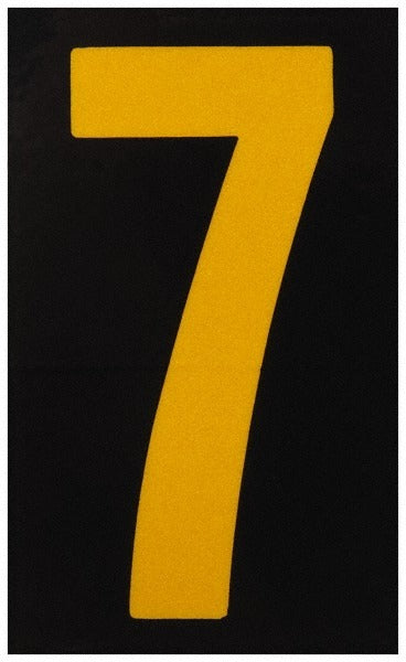 STRANCO Stranco RUM5PK-200-7 Number Label 7 Reflective 5 Pack