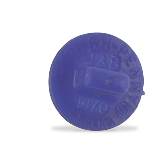 ABB 1470-TB Thomas & Betts 1470 1/2 Non-Metallic Push-Penny Plug Polyethylene