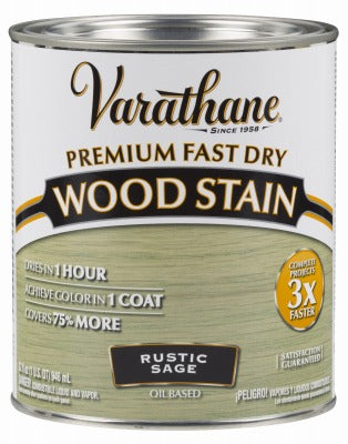 RUST-OLEUM Rust-oleum 297426 Varathane Fast Dry Wood Stain Rustic Sage Qt