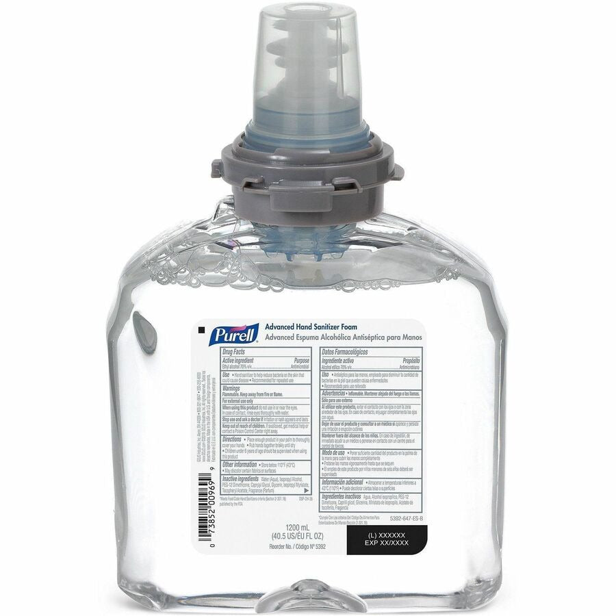 GOJO Gojo GOJ539202 Purell TFX Hand Sanitizer Foam Refill (1200 ml)