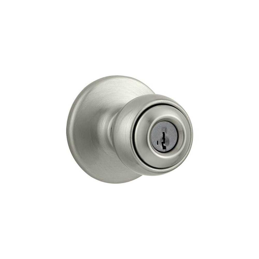 KWIKSET Kwikset 400P-15S Polo Knob Entry Lock Smartkey Satin Nickel