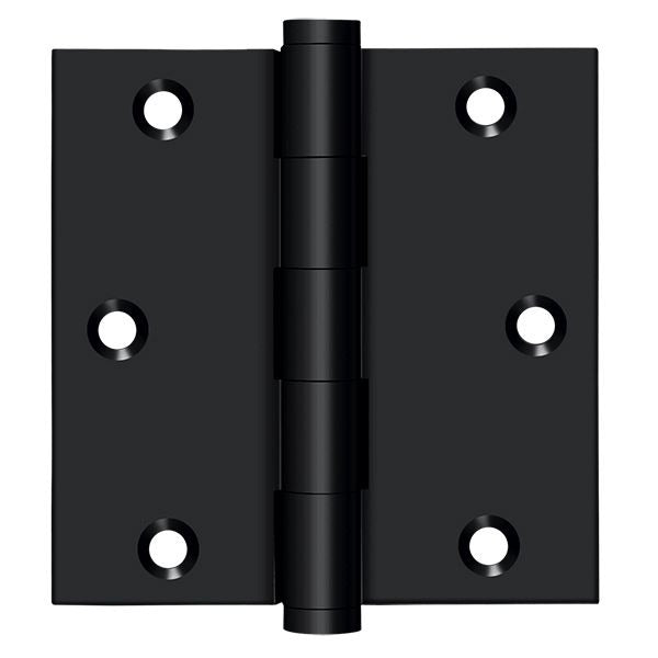 DELTANA Deltana DSB3519 Square Door Hinge 3.5x3.5 Black