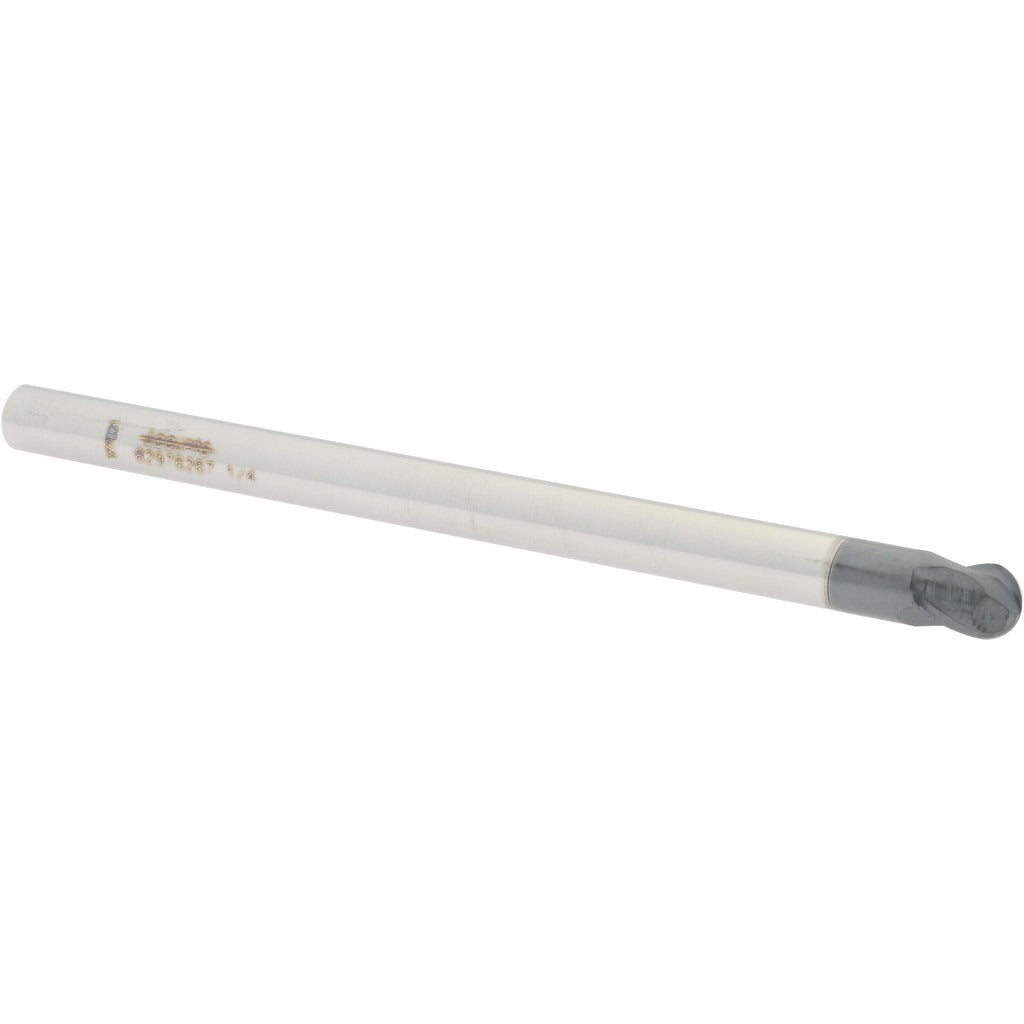 ACCUPRO Accupro 12180925 Ball End Mill 1/4 in 2 Flute Solid Carbide