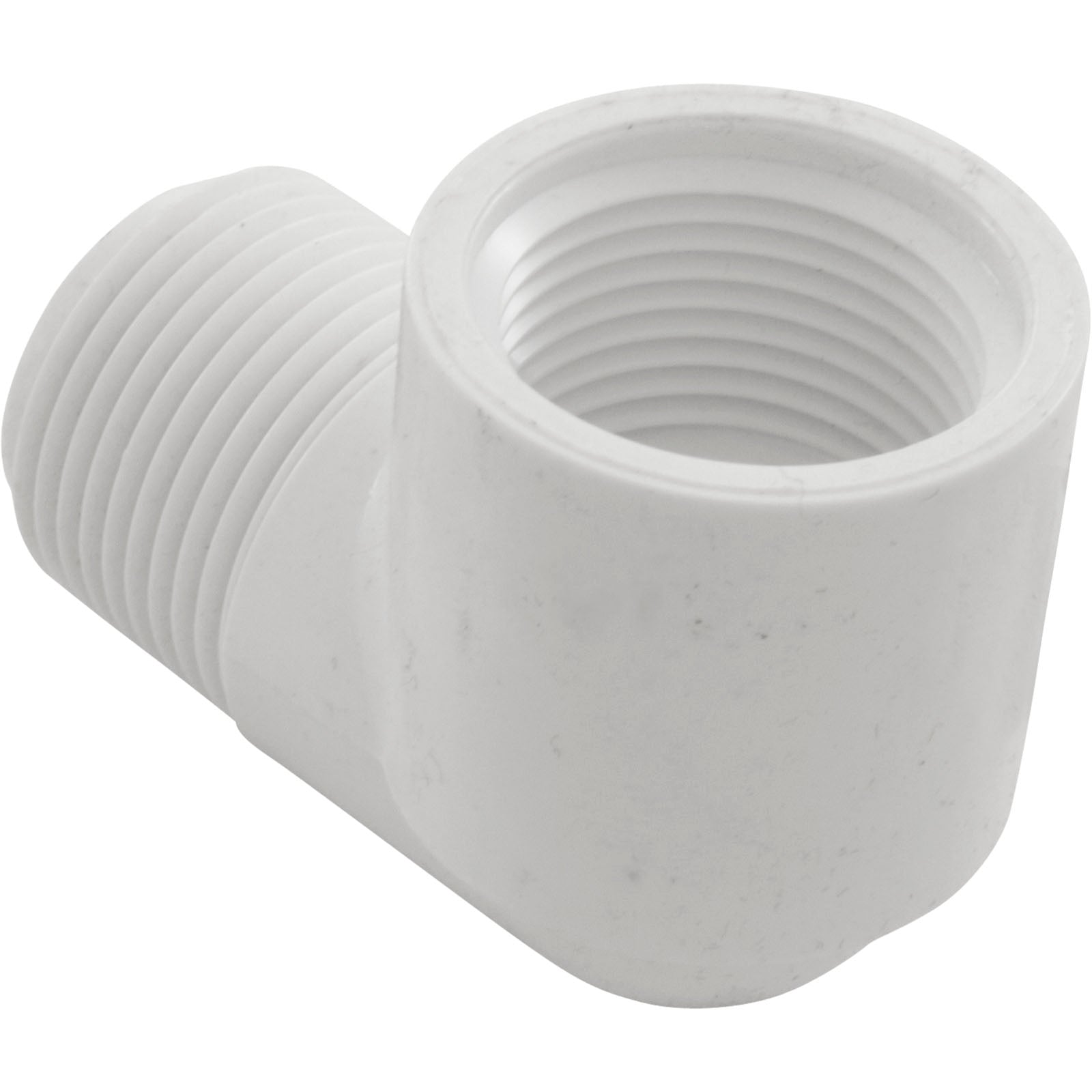 LASCO 412-007 PVC 90 Degree Elbow, 3/4 Inch MPT x 3/4 Inch FPT