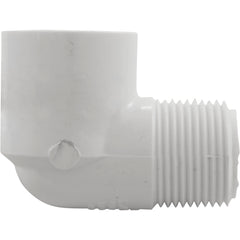 LASCO 412-007 PVC 90 Degree Elbow, 3/4 Inch MPT x 3/4 Inch FPT