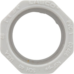 LASCO 437-131 Reducer Bushing 1 Inch Spigot x 0.75 Inch Slip Schedule 40 PVC