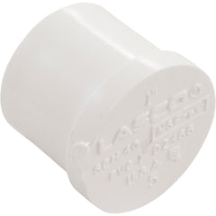 Lasco 449-010 1 Inch Spigot White PVC Plug Schedule 40