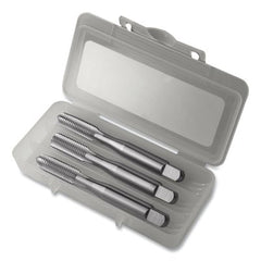 Greenfield Threading 342555 Straight Flute 3-Pc Hand Tap Set 5/16-18 Tool Size 2.72 inches OAL 4 Flutes