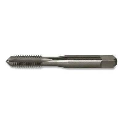 Greenfield Threading 305826 Bright Plug Straight Flute Hand Tap 4 Flutes 3/8-24 UNF
