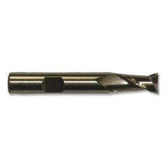 Cleveland C42633 HGC-2 Single-End Cobalt Square End Mill, 2-Flute Center Cutting Finisher 1-1/4 in Diameter