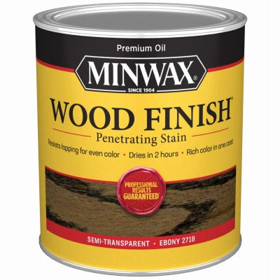 MINWAX Minwax 70013 Ebony Wood Finish Stain 1 Quart