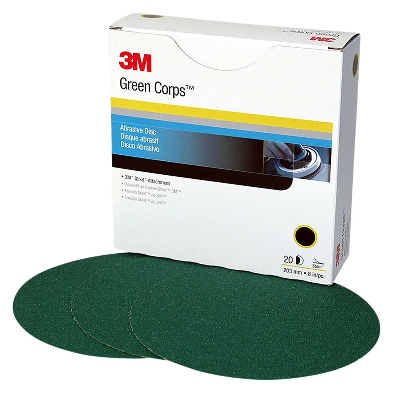 3M 3M 7000148230 Corps 251U Disc Coated 8 Inch 36 Grit 50/Box 5 Box/Case