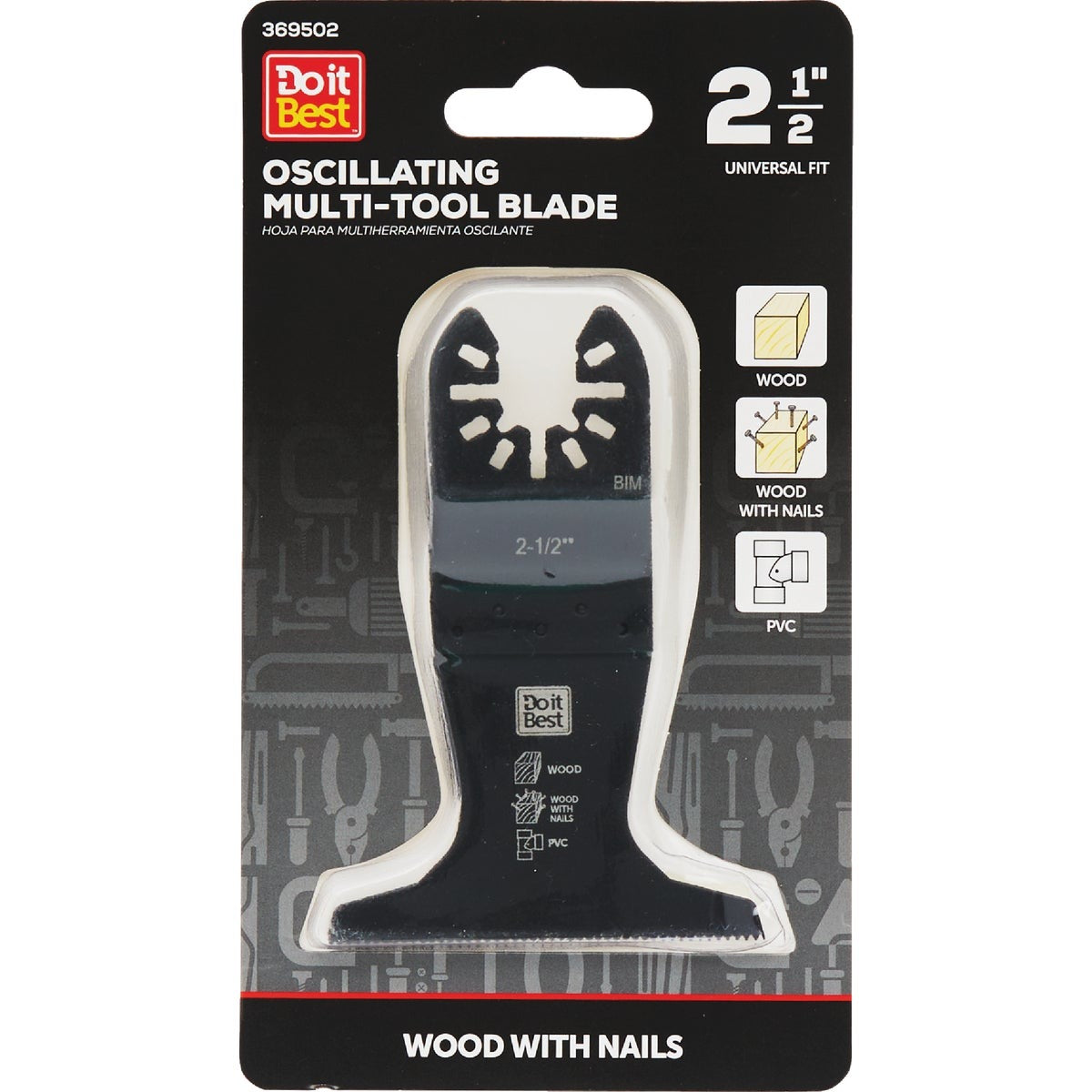 BSC PREFERRED Bsc Preferred QJDIB-OS-010 Oscillating Blade 2-1/2 in Hcs