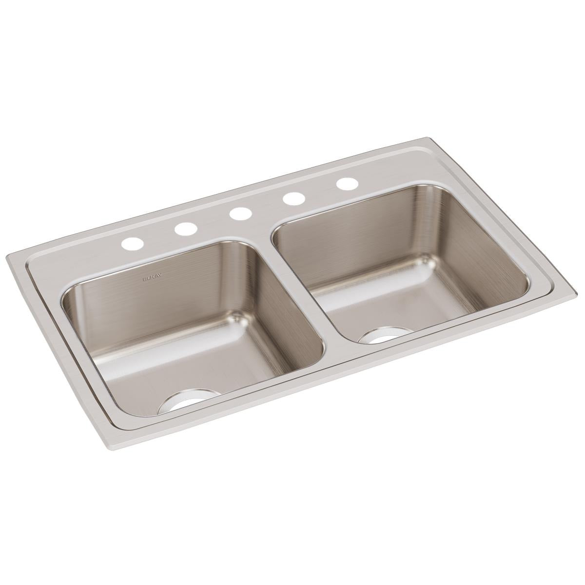 ELKAY Elkay Residential LR29185 Double Bowl Drop-in Sink 29x18