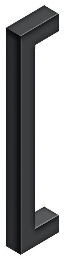 DELTANA Deltana SSP1210U19 12 Inch Contemporary Pull Black