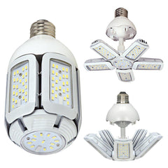 SATCO S39750 30W LED HID Replacement Bulb 5000K Medium Base Adjustable Beam Angle 100-277V