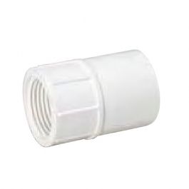 MUEL 435-012 Schedule 40 PVC Adapter, 1-1/4 Inch, Slip x FPT End