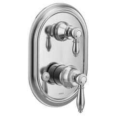 Moen UTS4311 Weymouth Two Handle Pressure Balancing Valve Trim in Chrome