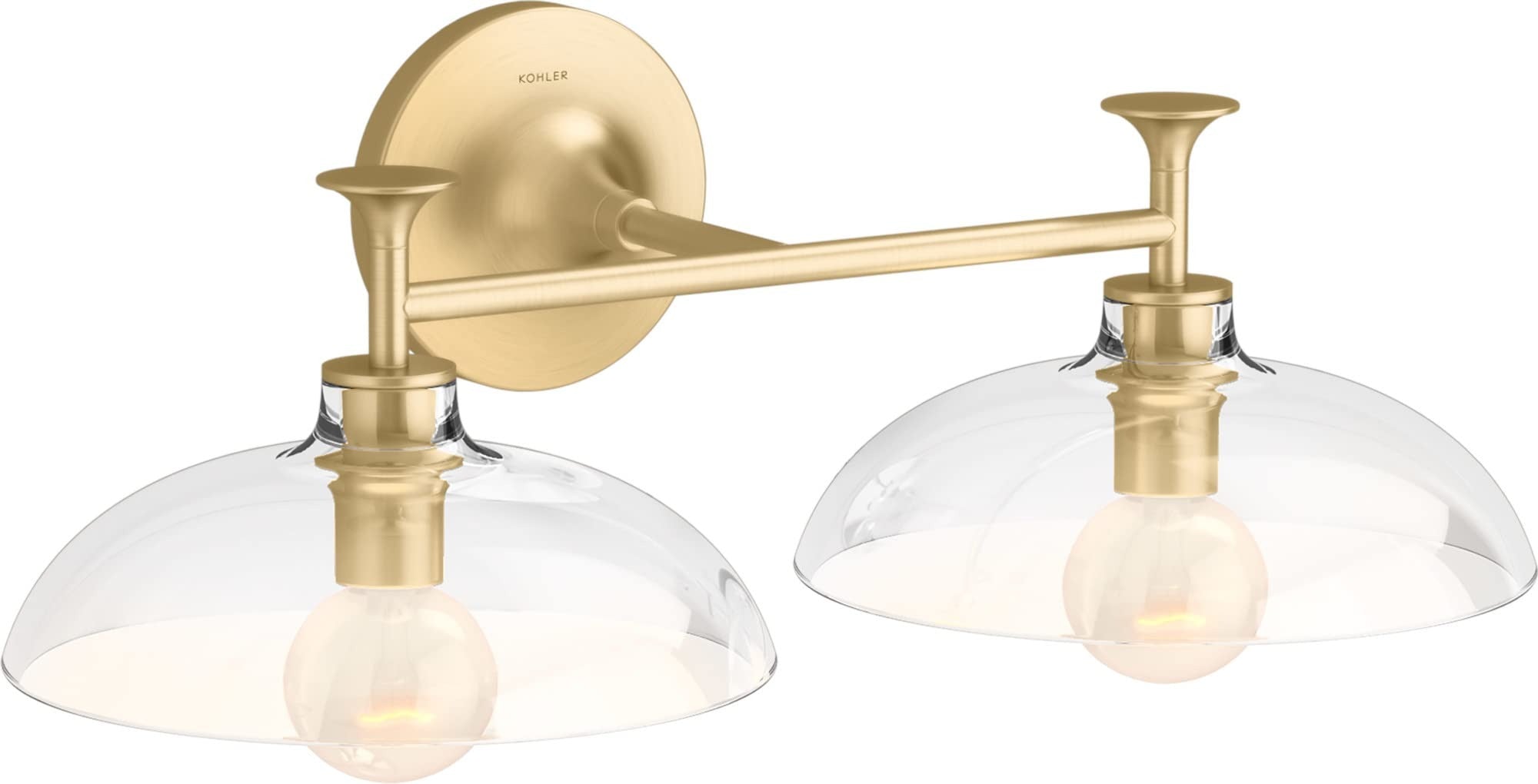 KOHLER Kohler 31769-SC02-2GL 2-light Wall Sconce Brass