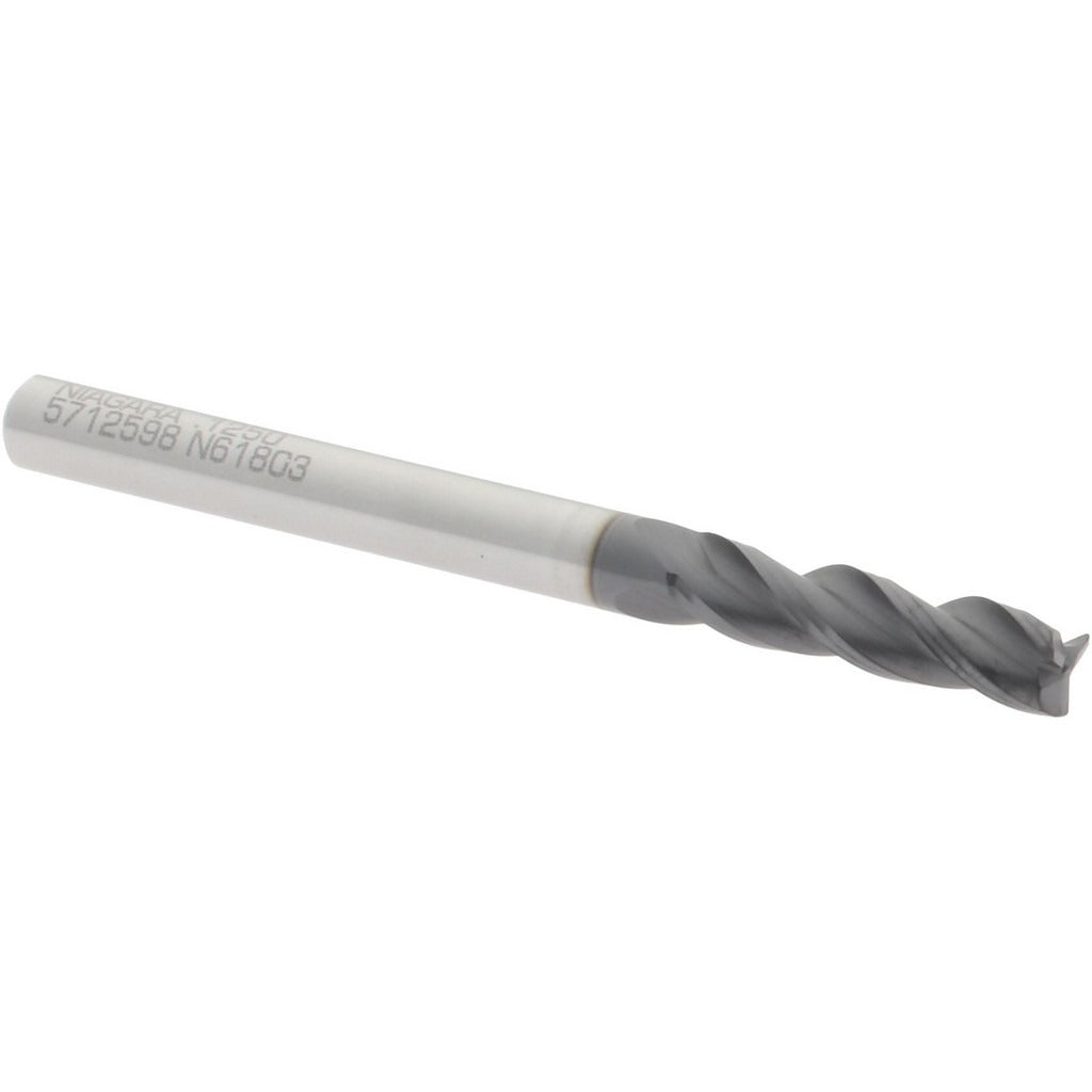 SECO TOOLS Seco 17003401 Corner Radius End Mill 1/8 in 3 Flute Carbide