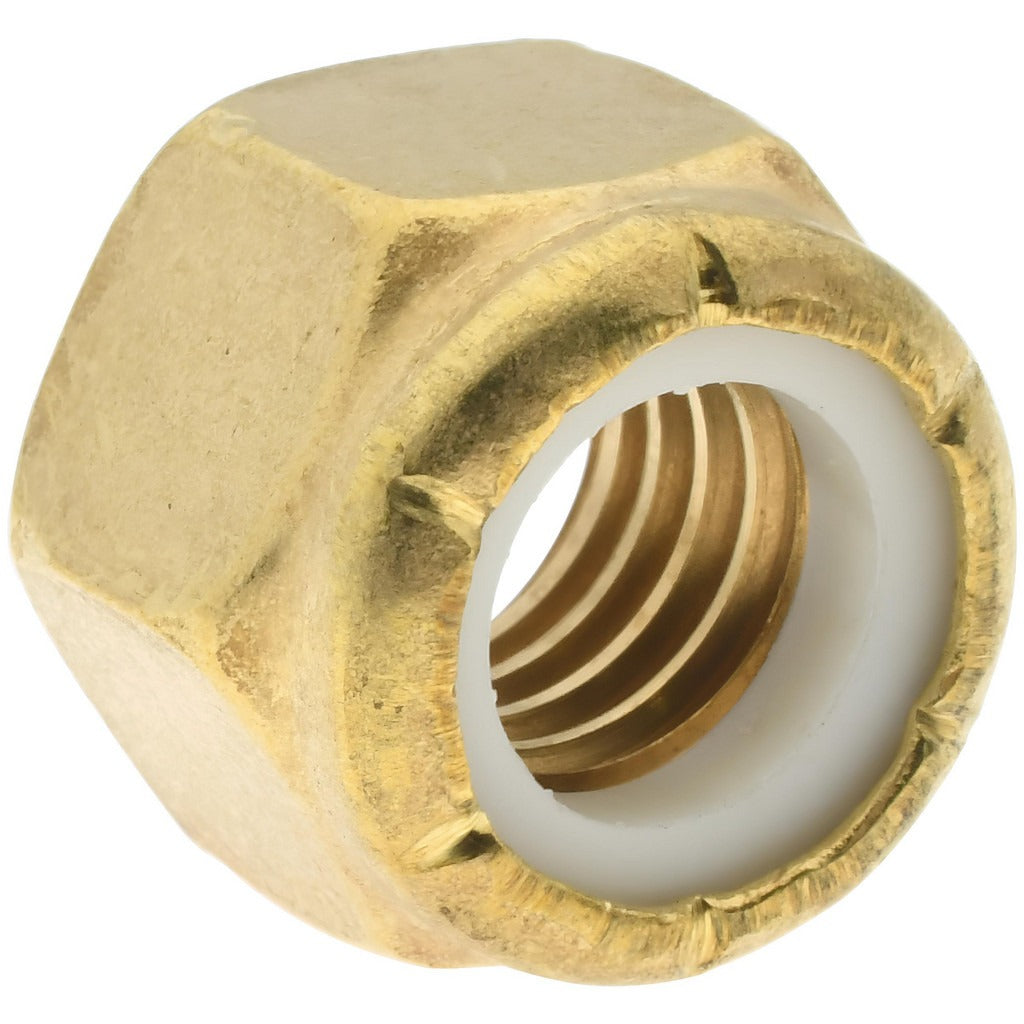 VALUE COLLECTION Value Collection 7-N-37C Hex Lock Nut 3/8-16 Brass