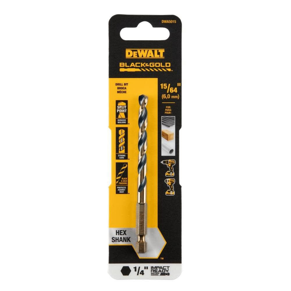 DEWALT Dewalt Accessories DWA5015 Drill Bit 15/64 in 3-pack