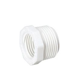 MUEL 439-101 Schedule 40 PVC Reducer Bushing, 3/4 x 1/2 Inch, MPT x FPT End