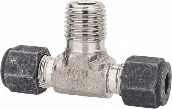 PARKER Parker 4-4-4 Sbz-ss Compression Male Branch Tee 1/4 in