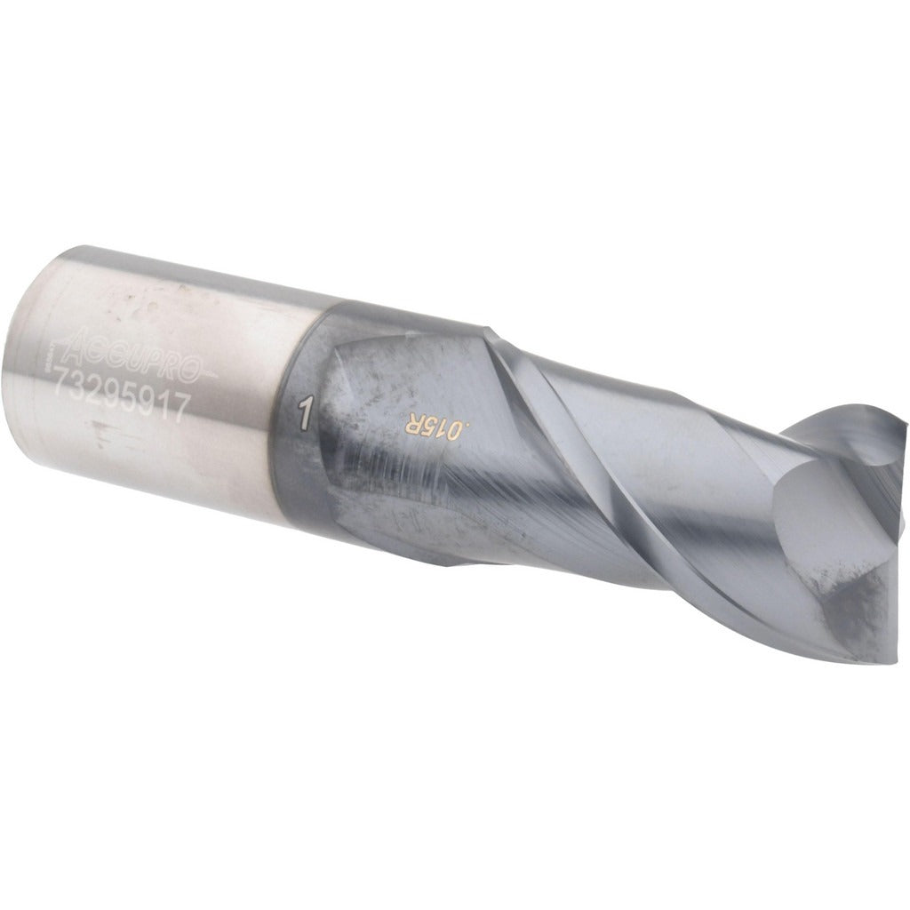 ACCUPRO Accupro 12176838 Corner Radius End Mill 1 in 2 Flute Altin