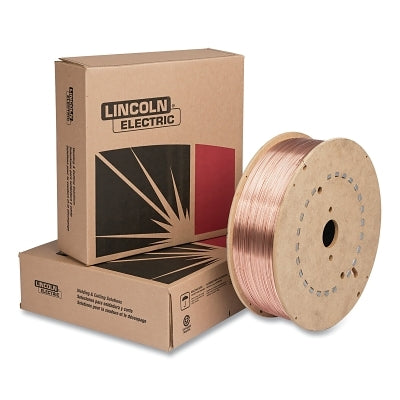 Lincoln Electric LINED037698 SuperArc XLS MIG Wire 0.045 inches Diameter 44 lb Fiber Spool Copper Coated Mild Steel